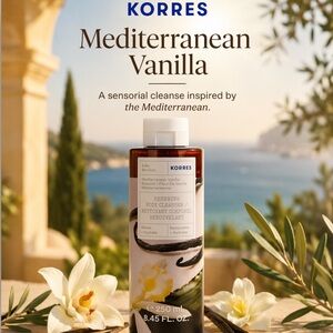 NEW Korres Renewing Body Cleanser Mediterranean Vanilla Blossom
